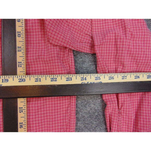 Polo‎ Sport Ralph Lauren Sportsman Shirt Mens Med Red White Plaid - Picture 7 of 8